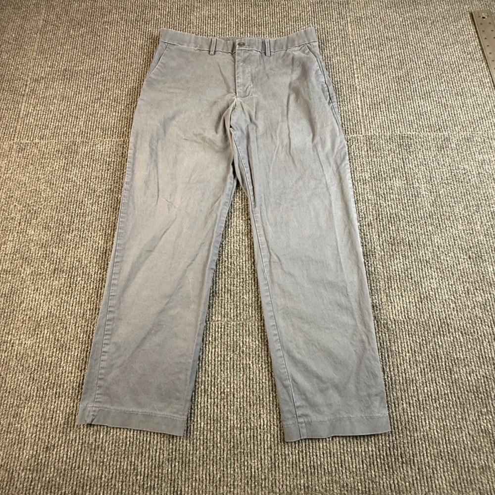 Gap Relaxed Performance Chinos Mens 34x32 Frozen Lake Blue Gray 472761-18